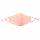 Drawstring Style Thin Mask Breathable Dustproof Ultra Soft Anti-fog for Women Men Pink Drawstring_One size
