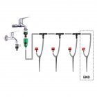 Drip Irrigation Kit Irrigation System Tubing Hose Automatic Saving Water System for Garden Lawn  1 set
