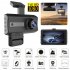 Dual Lens Car Dvr Dash Cam Video Recorder 3 inch Hd Display Front And Built in Camera Driving Recorder Camcorder Front   Built in