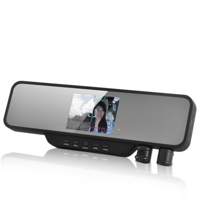 Rearview Mirror DVR Dual Camera