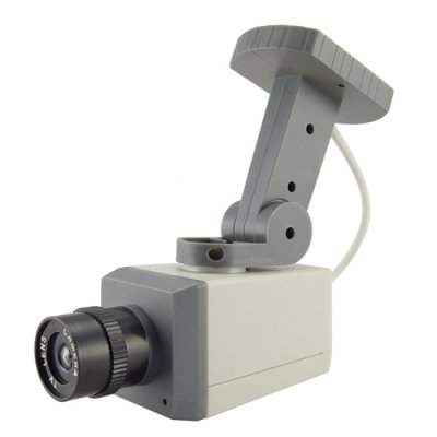 Dummy Security Camera with Motion Detector and LED Light