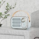 Dw13 Retro Bluetooth-compatible Speaker Classical Travel Music Player Wireless Portable Speakers Decoration Gifts blue