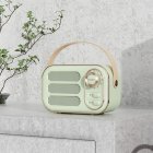 Dw13 Retro Bluetooth-compatible Speaker Classical Travel Music Player Wireless Portable Speakers Decoration Gifts green