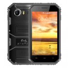 EL W6 4G Smartphone   4 5 Inch  Android 6 0  MTK6735 Quad Core  1GB RAM 8GB ROM  5 0MP Rear Camera  IP68 Waterproof   Black