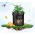 Eco Friendly Garden Planter Bag Plant Tub with Access Flap for Harvesting Growing Vegetables black Medium  28D 33H  30 L