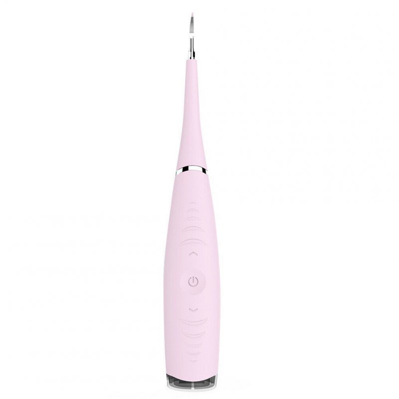 Electric Ultrasonic Sonic Dental Scaler Tooth Calculus Remover Cleaner Tooth Stains Tartar Tool Pink