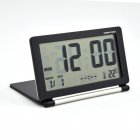 Electronic Alarm <span style='color:#F7840C'>Clock</span> Multifunction Silent LCD Digital Large Screen Travel Desk Alarm <span style='color:#F7840C'>Clock</span>