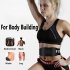 Electronic Display Abdominal Toning Belt Smart Abdominal Sticker Home Abdominal Device for Slim Body Muscle Fitness Belt black