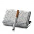 Electronic Cigarette Kit with Case   Silver