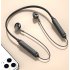 Ergonomic Earphones Lightweight Hanging Neck Wireless Bluetooth Sports Earphone GB04 Red