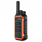 F1 Mini Wireless Civil Walkie-talkie 5w 4800mah 16 Channels Portable Waterproof Interphone For Factory Scheduling Self-driving Tour orange US Plug