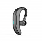 F600 Wireless Bluetooth-compatible Headset Ear Hanging Type Ergonomic Sports Driving Universal Business Earphone black gray