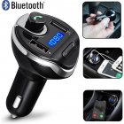 FM Transmitter Bluetooth Wireless  Radio Hands Free Car Kit Car MP3 Audio Player with USB Car Charger black