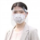 Face Shield Full Face Covering Transparent Anti Droplet Dust-proof Protect <span style='color:#F7840C'>Safety</span> Protection Visor Shield Transparent_One size