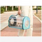 Fashion Space Capsule Pet Handbag Cat Box Transparent Bag Cage for Outdoor blue_small