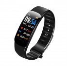 Fitness Bracelet Smart <span style='color:#F7840C'>Watch</span> Wristband Pedometer Heart Rate Monitor Activity Tracker smart bracelet black