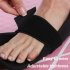 Fitness Yoga Ligament Stretch Belt Breathable Rehabilitation Training Strap Foot Leg Stretch Strap black
