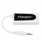 Flanger FC-21 Software Guitar Bass Effect Converter Adapter for Cell Phone iPhone iPad and Android Phone white_FC-21