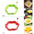 Flower Shape Silicone Fried Egg Pancake Maker with Handle Mold Kitchen Baking Accessories red