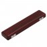 Flute Luggage Box Wooden Portable Instrument Packages Box Red amber 43 2CM