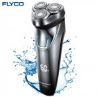 Flyco FS339 Shaving Machine Razor Barbeador Waterproof Rechargeable Washable Rotary Blade Electric Shaver black_U.S. regulations