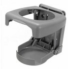 Foldable Car Cup Holder Portable ABS Beverage Holder Cup Bracket gray