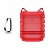 For AirPods Earphone Shock Proof Protective Case Soft Silicone Case with Hook