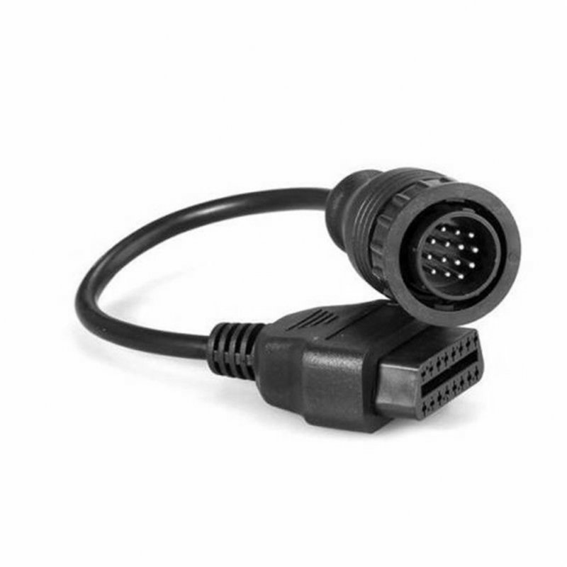 For Benz Sprinter 14 Pin to 16 Pin OBD2 Diagnostic Convertor Adapter Cable black