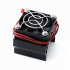 For HSP HPI Himoto Redcat 540 3650 3660 3670 Motor Heat Sink Cover w  Cooling Fan Heatsink RC Parts Brushless blue