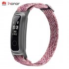 For Huawei Honor Band 5 Basketball Edition w/ Metal Strap Smart Wristband AMOLED <span style='color:#F7840C'>Watch</span> Heart Rate Fitness Sleep Tracker Sport Pink