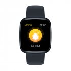 Original ZEBLAZE Crystal 3 Smartwatch WR IP67 IPS Color Display Heart Rate Blood Pressure Long Battery Life Smart Watch black