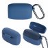 For Jabra Elite Active 65t Earphone Full Protective Silicone Case Cover Pouch blue