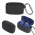 For Jabra Elite Active 65t Earphone Full Protective Silicone Case Cover Pouch black