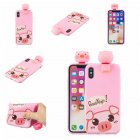 For OPPO F7 3D Cute Coloured Painted Animal TPU Anti-scratch Non-slip Protective Cover Back Case OPPO F7
