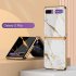For Samsung Galaxy Z flip Foldable Cellphone Shell Electroplated Painted Folding Phone Case A11