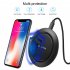 For Samsung S10  e S8 S9 Plus Fast Wireless Charger 10W Quick Charging Pad Mat black