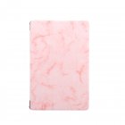 For Samsung Tab S6 T860 Tablet Cover Marbling Pattern PU Leather Anti-fall Anti-scrach Anti-slip Protect Shell Tri-fold Case  pink