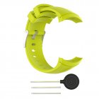 For Spartan Sport Silicone Replacement Wrist Band Strap For Suunto Spartan Ultra Sport Smart <span style='color:#F7840C'>Watch</span> Band green
