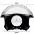 For  Sportster 883 1200 Dyna Black 5 3 4  Round Racer Headlight Fairing  Transparent
