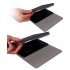 For iPad 10 2 Tablet Touch Keyboard Textured PU Leather Cover Wireless Bluetooth3 0 Connect Overall Protection Stand Function  black iPad 10 2 backlit version