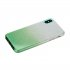 For iphone X XS XR XS MAX 11 11 pro MAX Phone Case Gradient Color Glitter Powder Phone Cover with Airbag Bracket green