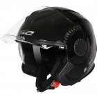 LS2 OF570 Helmet Dual Lens Half Covered Riding Helmet for Women and Men Motorcycle Helmet Casque Sub black XXL