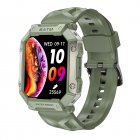 Full Touch Smart Watch Blood Pressure Oxygen Monitor 5 Atm Fitness Bracelet