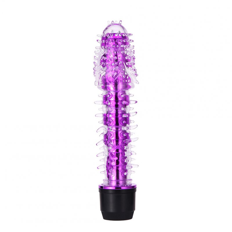G Spot Vibrator Stimulator Vaginal Massage Masturbation Realistic Dildo Vibrating Intimate Sex Toys purple