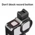 G9 5 Camera Cage Anti fall Double Cold Shoe Mount Sports Camera Accessories for Gopro9  black