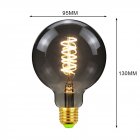G95 Edison Bulbs Vintage Led Bulb Dimmable Spiral Filament Decorative Light Bulb 220V