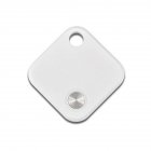 GPS Positioning Object Finder Built-in Rechargeable Battery Smart Bluetooth Tracker Locator white