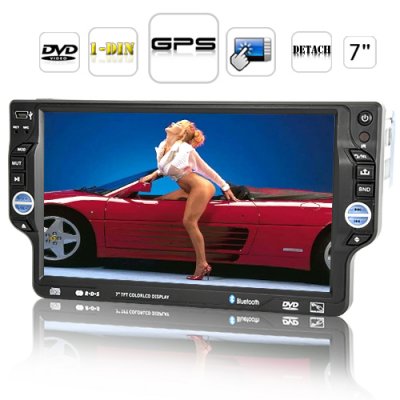 7 Inch Car DVD Player 1DIN - Piranha