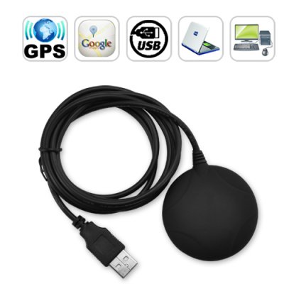USB GPS Receiver a/ SiRF Star III Chipset