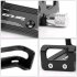 GUB Aluminum Alloy Bicycle Mobile Phone Holder Enhanced Four claw Design Phone Stand for Bike Electric Bike Motorcycle black Universal